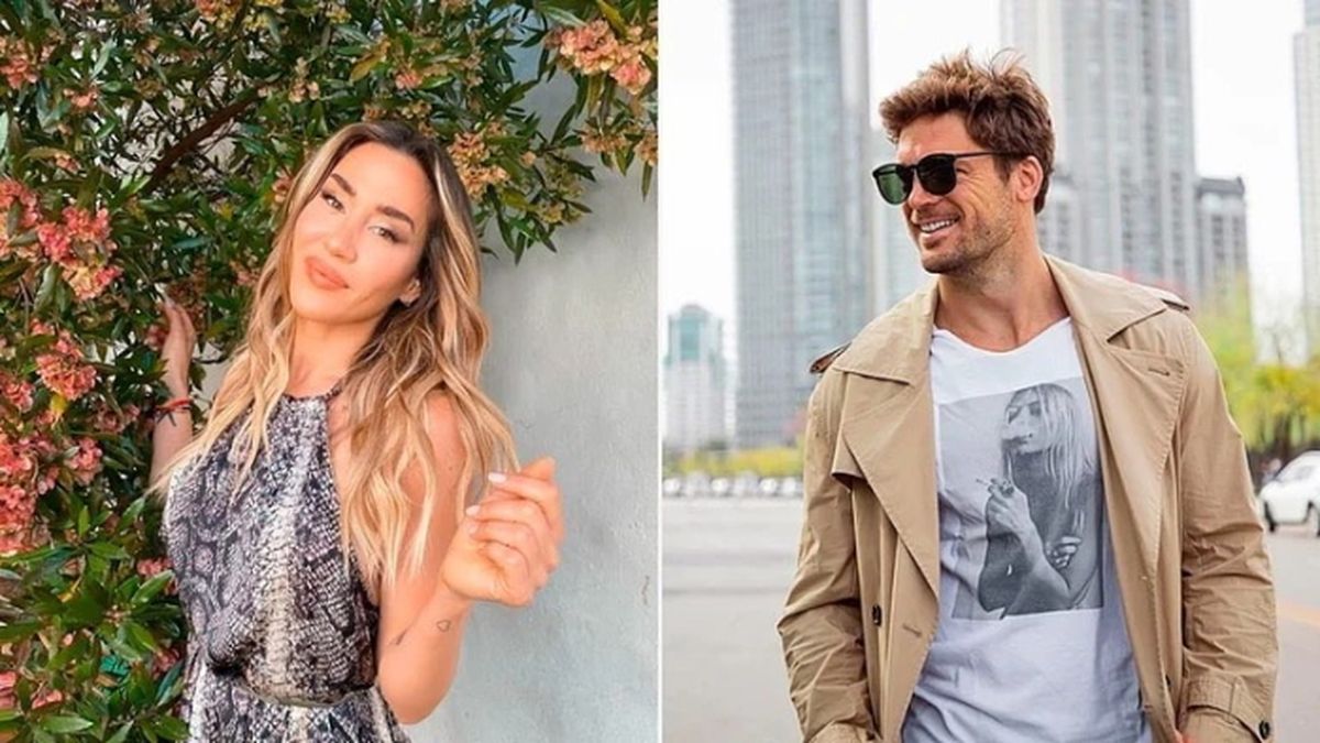 Jimena Barón y su actual pareja, Matías Palleiro. 