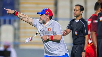 Diego Maradona habló de cuestiones futbolísticas tras el faltazo a la boda de Dalma