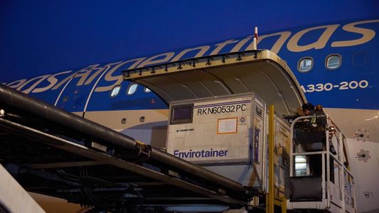 Sinopharm: se completa la primera serie de envíos y Argentina supera una nueva marca de vacunas recibidas