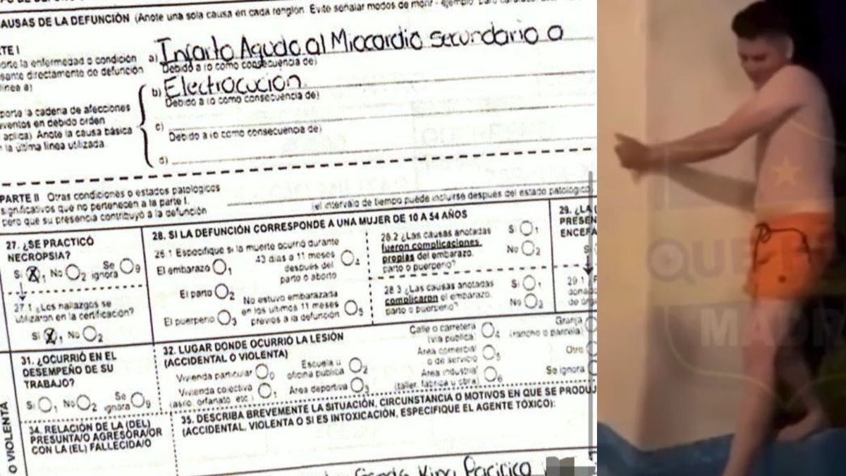 &nbsp;Estaba de vacaciones y muri&oacute; electrocutado frente a su hijo y su esposa.