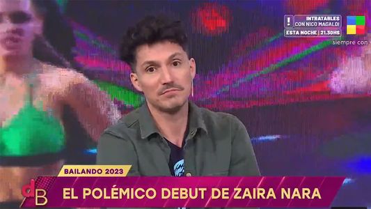 Guido Záffora volvió a apuntar contra Zaira Nara por su desempeño como jurado: Callate la boca