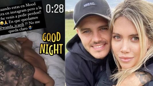 Mauro Icardi publicó y borró una foto íntima con Wanda Nara... ¡Y la dejó de seguir!