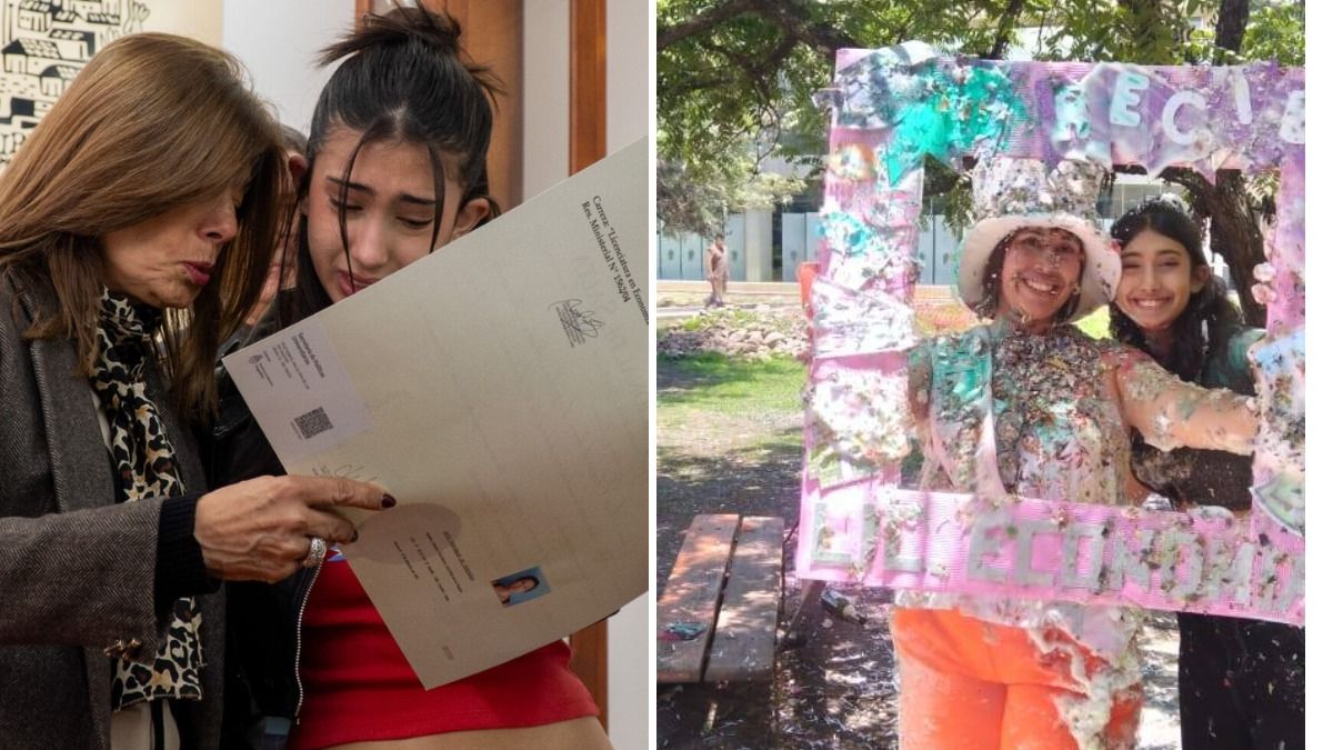 La hija de Ana Elvira de los Ángeles Ruiz Ramos recibió el diploma de Licenciada en Economía en una ceremonia privada realizada en la Universidad Nacional de Salta