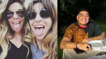 Las reacciones de Dalma y Gianinna contra el entorno de Maradona: Sacame el celular porque se pudre todo