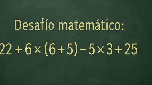 Desafío matemático: ¿en cuánto tiempo lográs resolverlo?