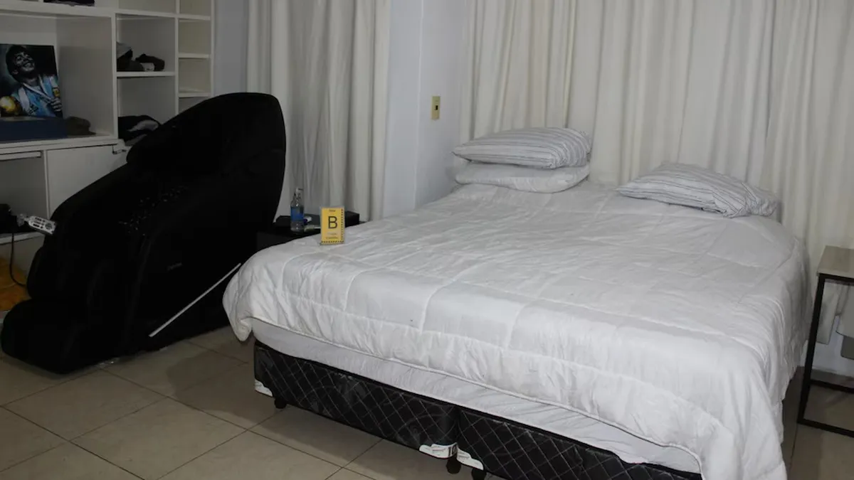 La habitación donde falleció el Diez. 