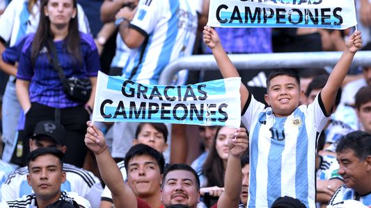 Las fotos de la alegría celeste y blanca en la previa del partido de la Scaloneta