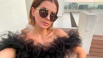 ¿Hay o no hay pancita? La foto de la China Suárez con una extraña faja sobre el abdomen