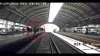 Video impactante | Cayó a las vías, el tren Mitre le pasó por encima y salvó su vida de milagro