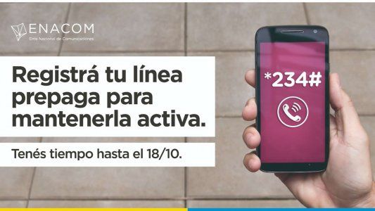 ¿Cuántos líneas prepagas hay en el país? ¿Cómo registrarlas?