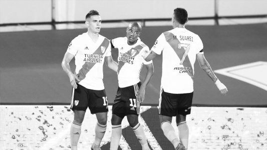 River goleó 3-0 a Central en su regreso al Monumental y sumó su primer triunfo en la Copa de la Liga
