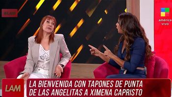 Las angelitas le dieron la peor bienvenida a Ximena Capristo: el video con la guerra en camarines