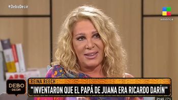 Reina Reech habló del mito sobre el padre de Juana Repetto