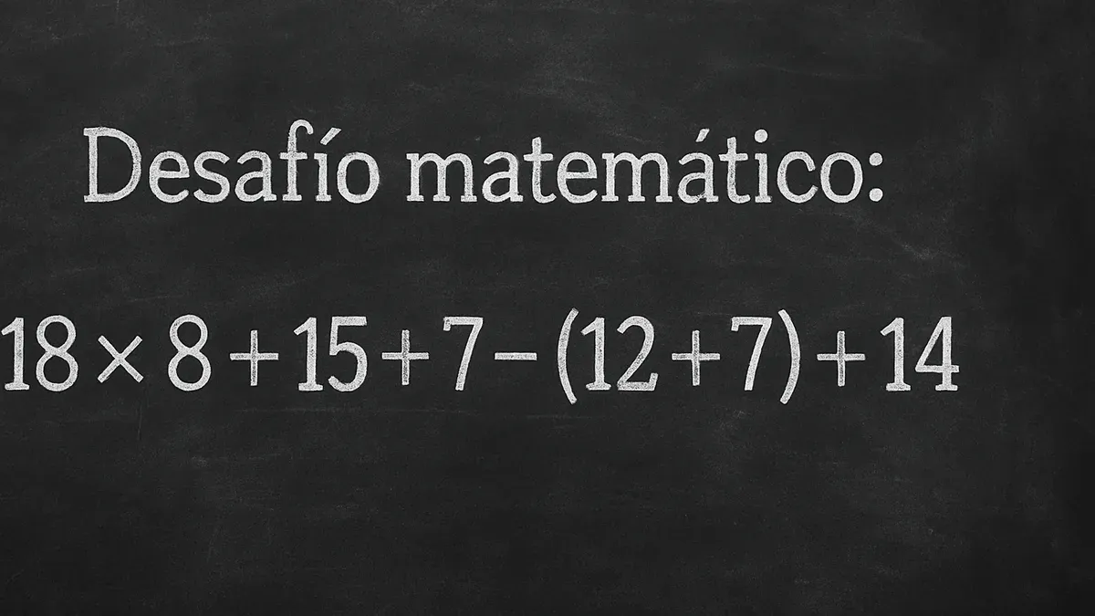 La regla esencial para resolver este desafío matemático es conocido como PEMDAS (por sus siglas en inglés) o jerarquía de operaciones.