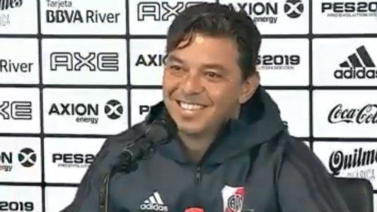 Gallardo lanzó una broma por el reclamo de Boca ante el TAS