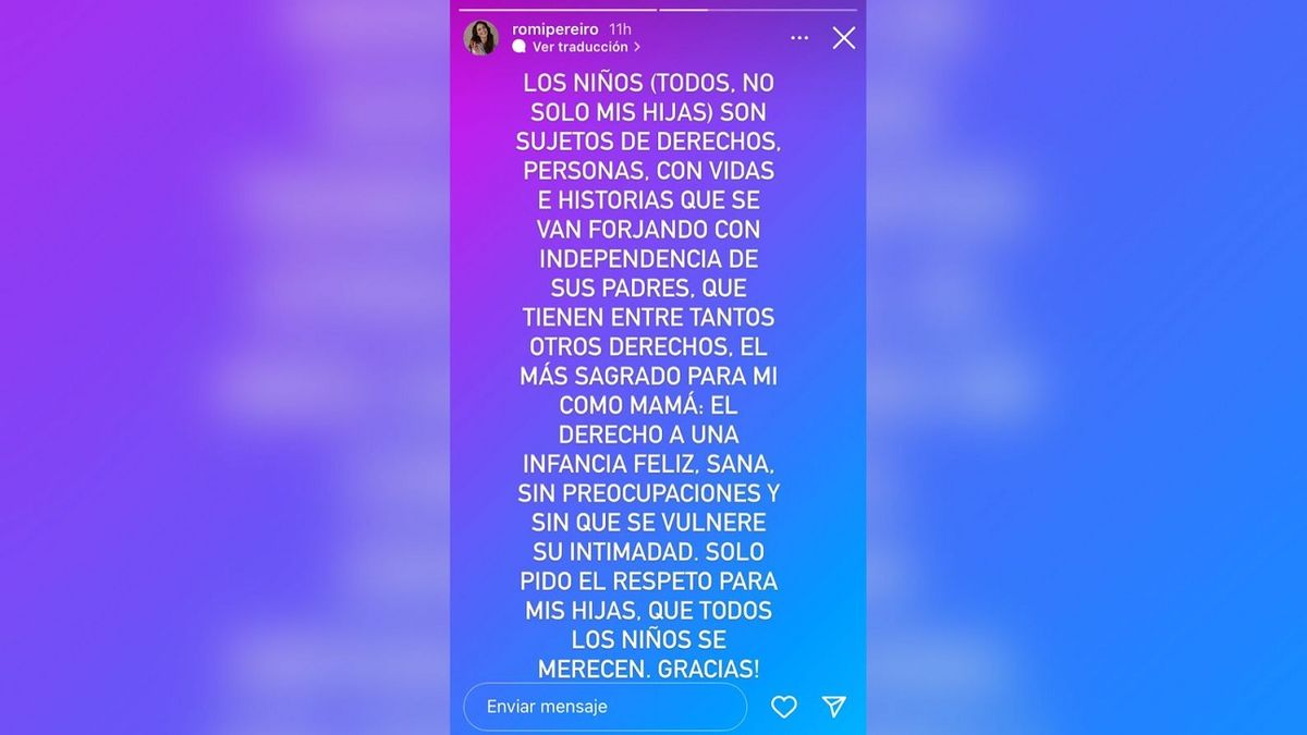 El contundente pedido de Romina Pereiro tras su sorpresiva internación y separación de Jorge Rial 