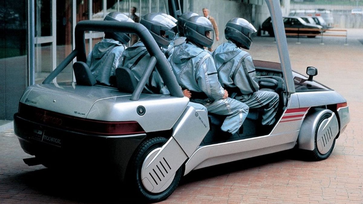 Parecido más a un auto de prueba de entretenimiento que a un vehículo de carretera