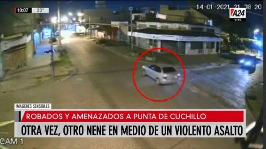 Laferrere: otro nene quedó en medio de un violento robo a su madre