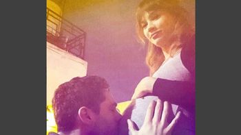 Celeste Cid y una tierna imagen de embarazada