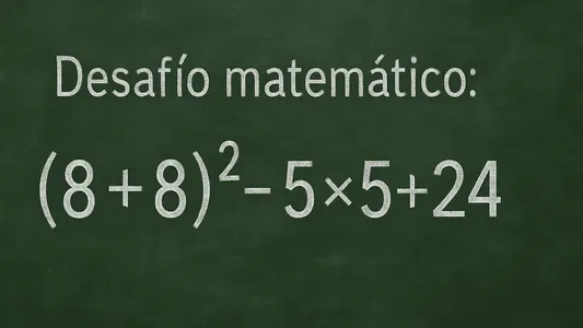 Desafío matemático: una mente brillante lo resuelve en menos de 10 segundos