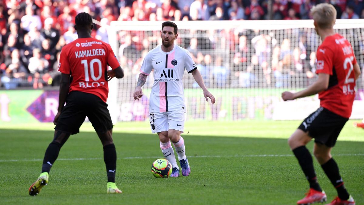 Lionel Messi jugó todo el partido en el PSG