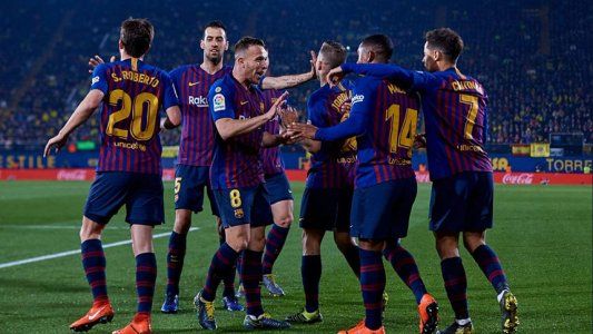 Barcelona metió dos goles en tiempo de descuento y empató 4-4 ante Villarreal en un partidazo