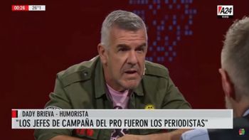 Dady Brieva contó que sueña con Cristina presidente y habló del desprecio que siente de mucha gente en la calle