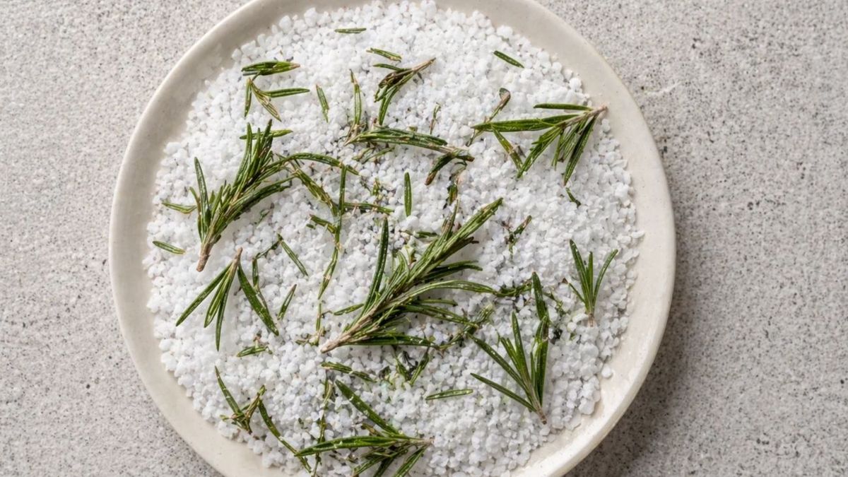 El truco de mezclar sal gruesa y romero en casa: para qué sirve y por qué lo recomiendan. (Foto: Archivo)