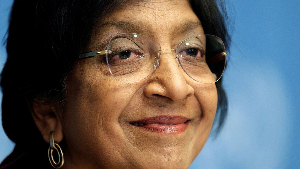 Navi Pillay, la ganadora del Premio Nobel de la Paz 2026. (Foto: Reuters)