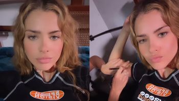 El letal video de la China Suárez borrando de su vida y de su piel a Rusherking