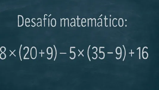 Desafío matemático: pocos lo resuelven antes de los 10 segundos
