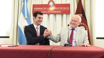 Urtubey intenta mostrar su perfil izquierdo en un encuentro con el gobernador de Santa Fe
