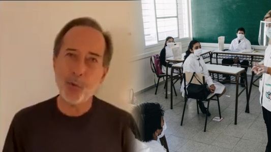 Guillermo Francella pidió clases presenciales y generó un revuelo tremendo