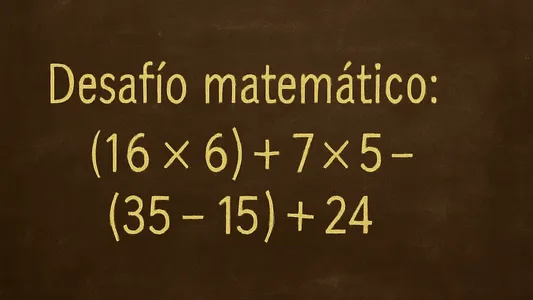 Desafío Matemático: ¿encontrás la clave de esta cuenta con paréntesis?