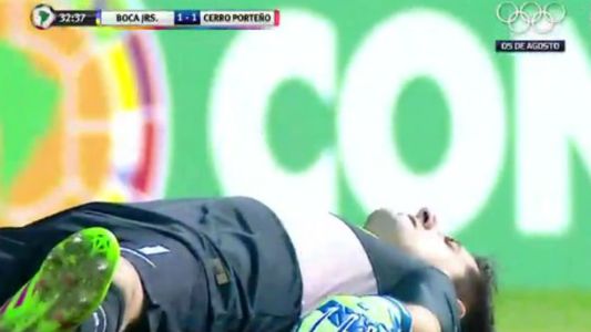 La caída de un jugador de Boca que se hizo viral