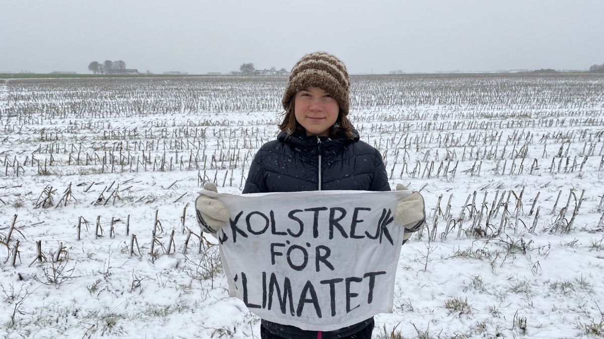 Greta Thunberg fue detenida en las inmediaciones del pueblo abandonado de Lützerath (Foto: @GretaThunberg).