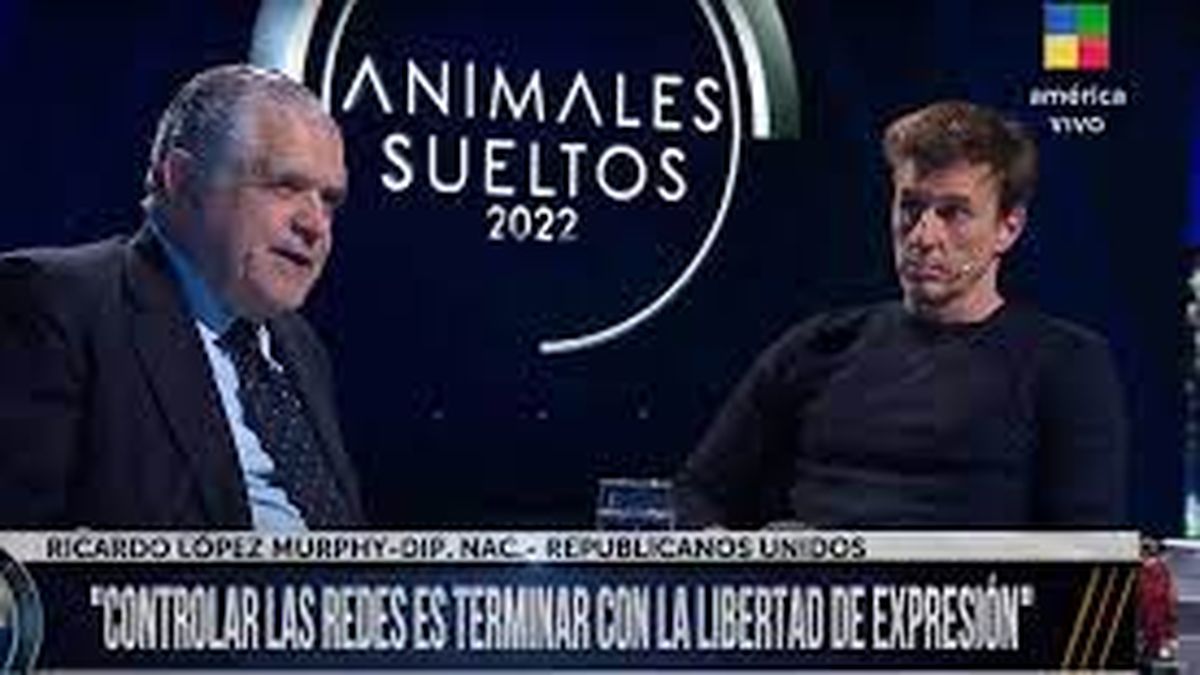 Roberto García Moritán en Animales Sueltos: Quiero que Ricardo López Murphy sea el próximo presidente (foto: captura de video).