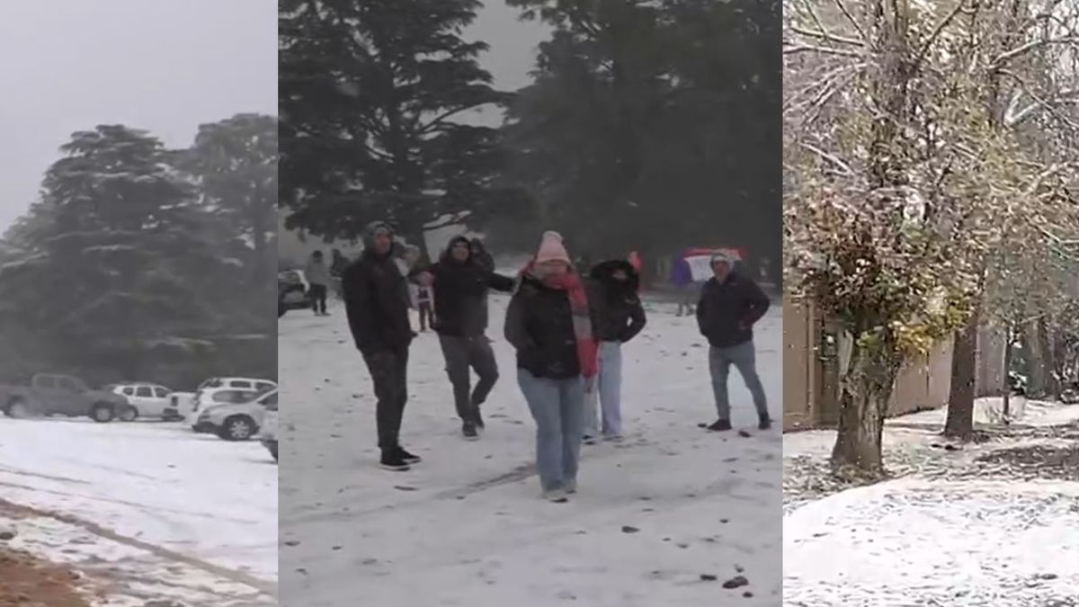 Videos impactantes de la nevada histórica en Argentina: así se vivió en Buenos Aires