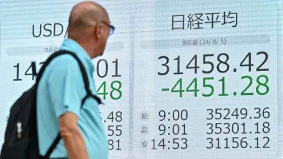 El &iacute;ndice Nikkei 225 de Jap&oacute;n se desplom&oacute; hasta un 12,4% en la ma&ntilde;ana de este lunes.