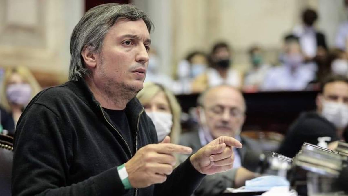 Máximo Kirchner, principal impulsor del impuesto a las grandes fortunas. Gustavo Grobocopatel, en contra. 