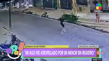 Video | Un chico de 16 años, sin registro de conducir, atropelló a otro y lo dejó al borde de la muerte