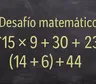 Desafío matemático: ¿en cuánto tiempo lo podés resolver?