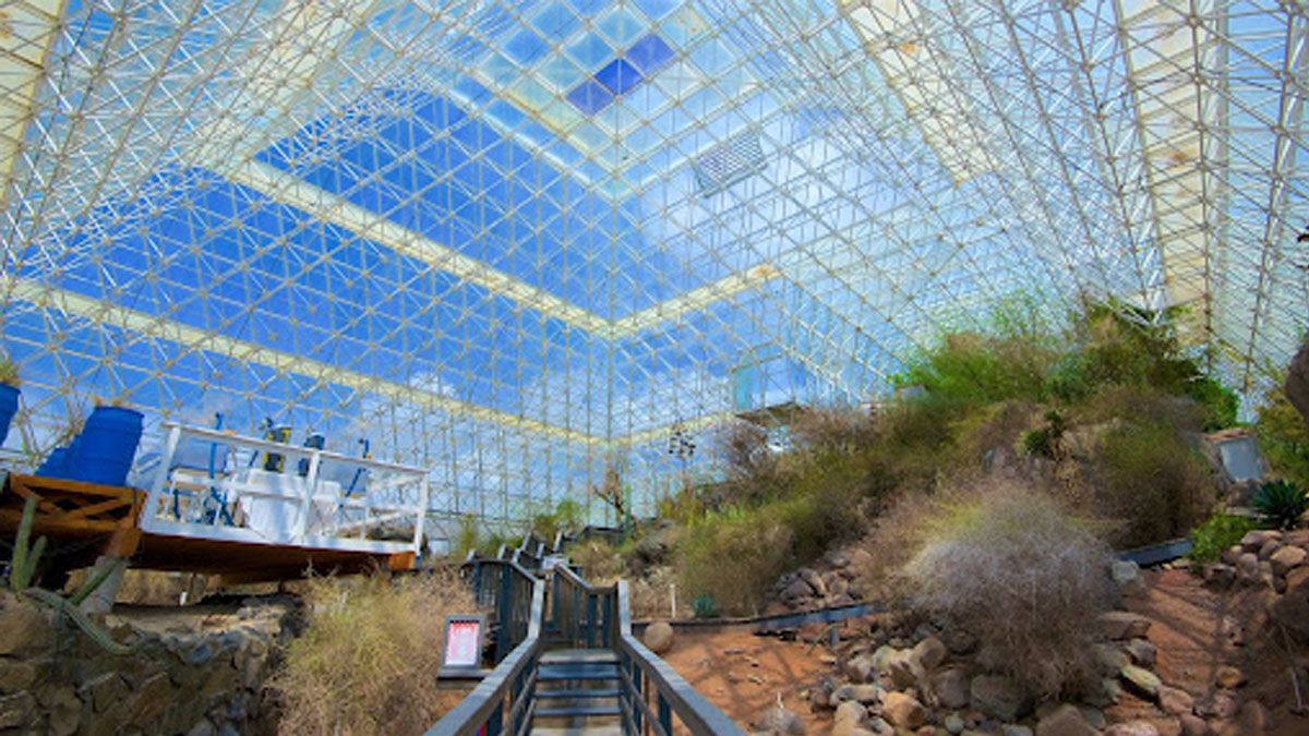 La Biosfera pretendió simular las condiciones de vida para conquistar otros planetas, pero fracasó (Foto: gentileza Scientific American).