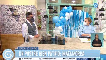 Estrellas de la música festejaron el Día de la Patria con un emocionante Himno en Cocineros Argentinos