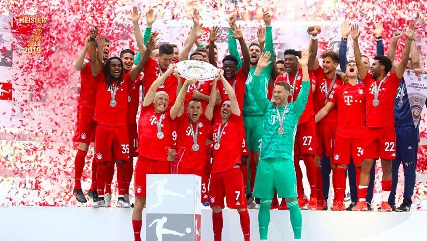 Bayern Munich heptacampeón: goleó 5-1 a Eintracht Frankfurt y ganó la séptima Bundesliga consecutiva