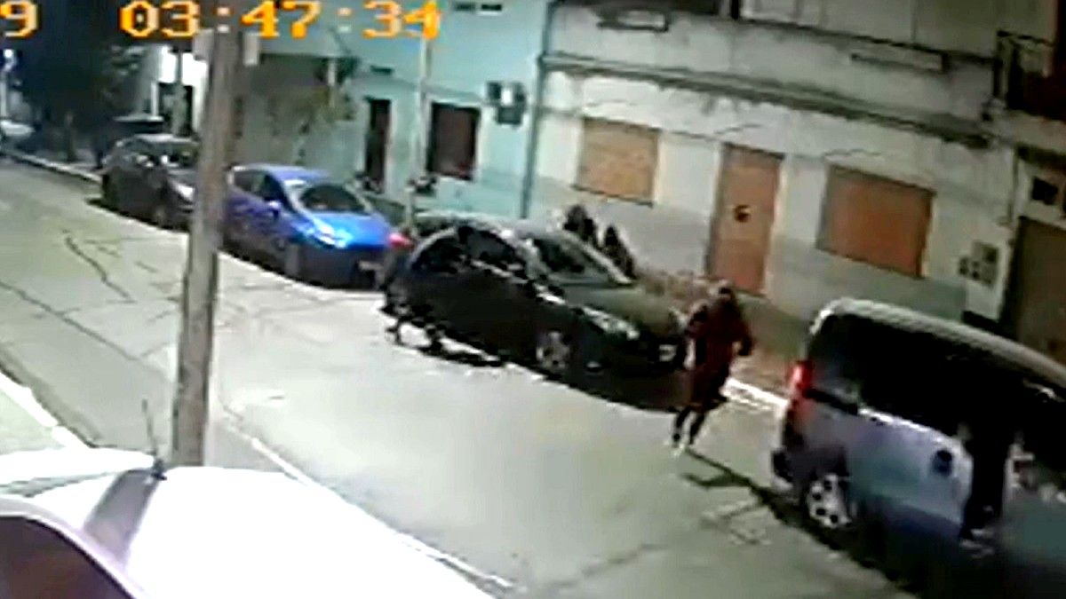 Robo piraña e inseguridad en Villa Madero. Ocurrió en la calle Cabildo al 700 (Foto: captura de TV).&nbsp;
