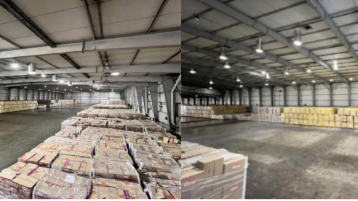 Los alimentos acopiados por el Gobierno. (Foto: captura) Los alimentos acopiados por el Gobierno. (Foto: captura)