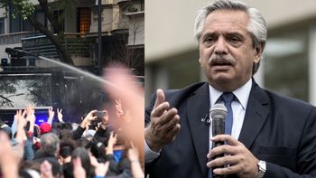 Alberto Fernández repudió la violencia institucional del Gobierno de la Ciudad y pidió que cese el hostigamiento contra Cristina Kirchner