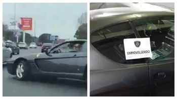 La drástica decisión contra el titular de la Ferrari que hizo un trompo en Lugones