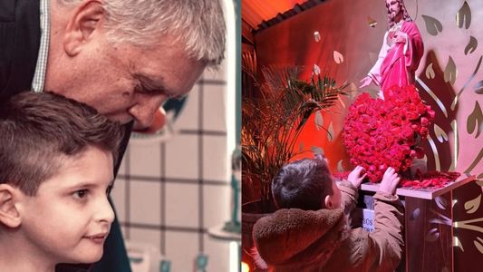 Antonito, el hijo de Luis Ventura, recibió la bendición de Leda, la sanadora: los detalles